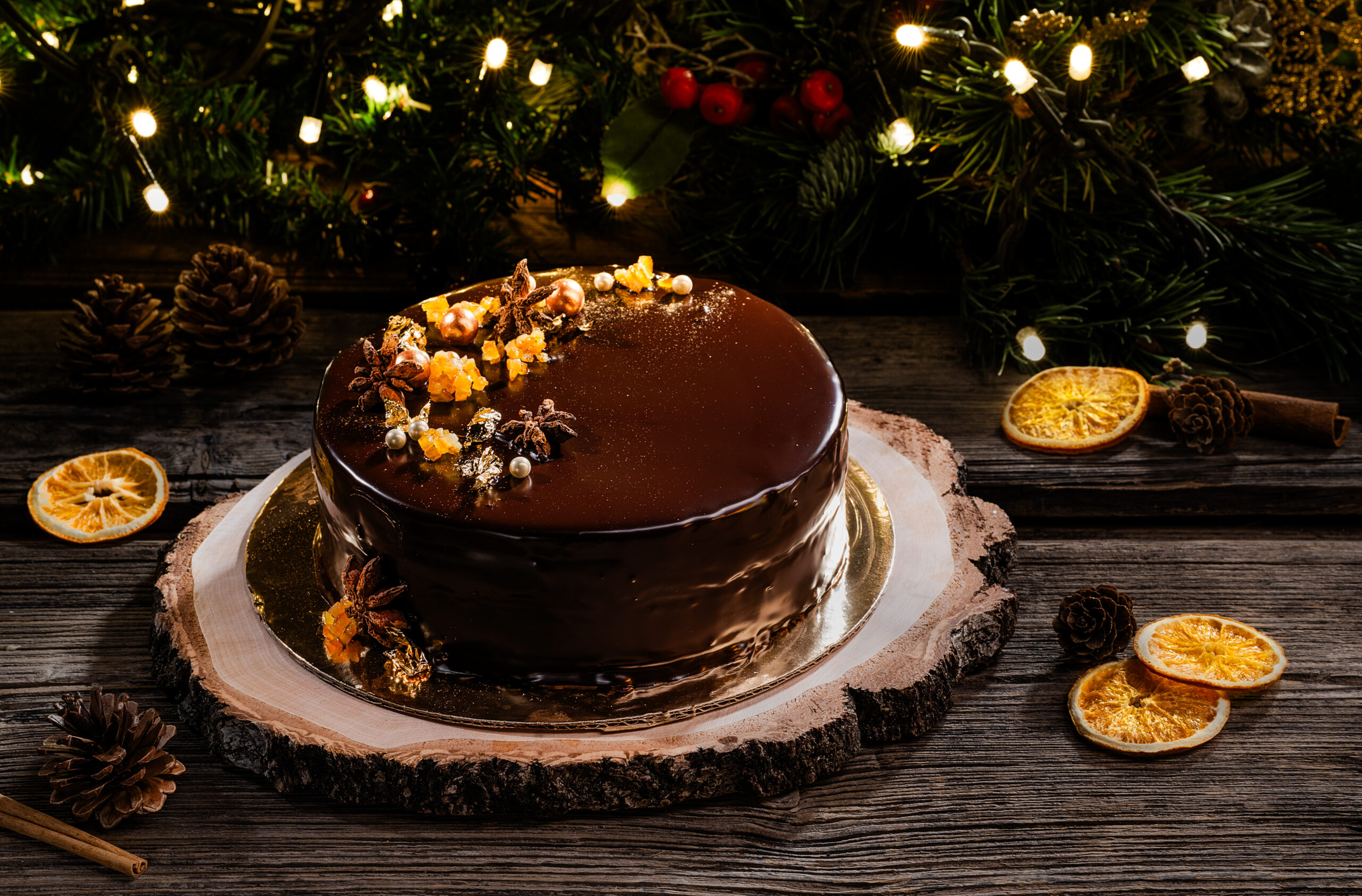 Tortas „Šokolado ir mandarinų žaismas“ - Image 2